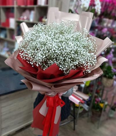 Букет цветов из: Гипсофила в Нижний Бестях