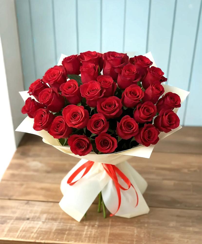Букет 29 Красных роз в Нижний Бестях
