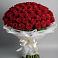 Букет 101 Красная роза Блэк Мэджик в Нижний Бестях