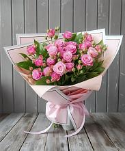 Букет Розовый кустик #REPLACE_PRED# Нижний Бестях