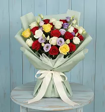 Букет цветов из:  Розы #REPLACE_PRED# Нижний Бестях