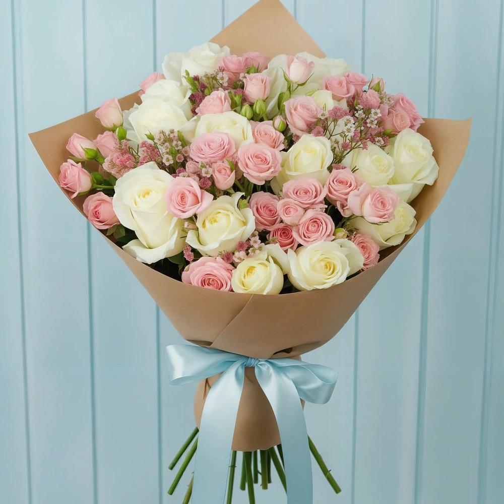 Букет цветов из: Розы в Нижний Бестях