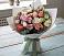 Букет цветов из: Розы, Лизиантусы и Гвоздики в Нижний Бестях