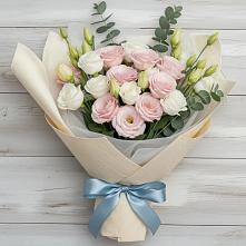 Букет цветов из:  Лизиантусы в Нижний Бестях