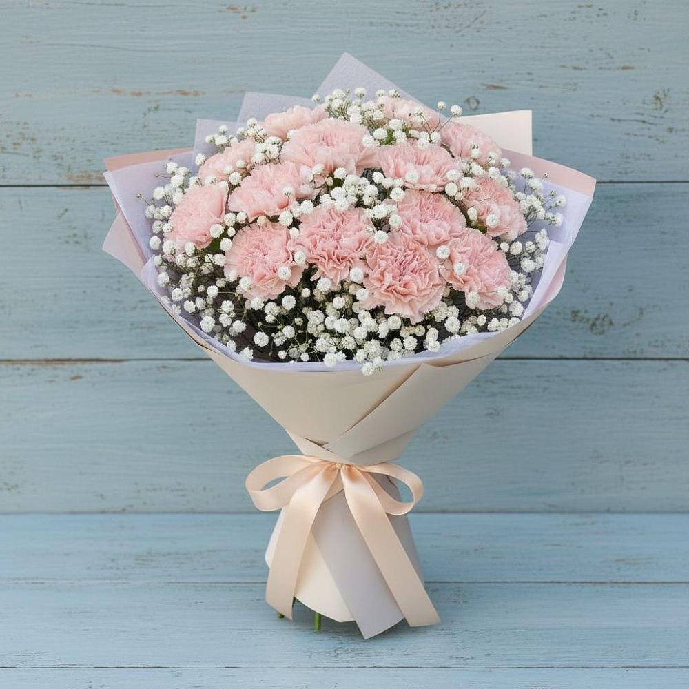 Букет цветов из: Гвоздики в Нижний Бестях