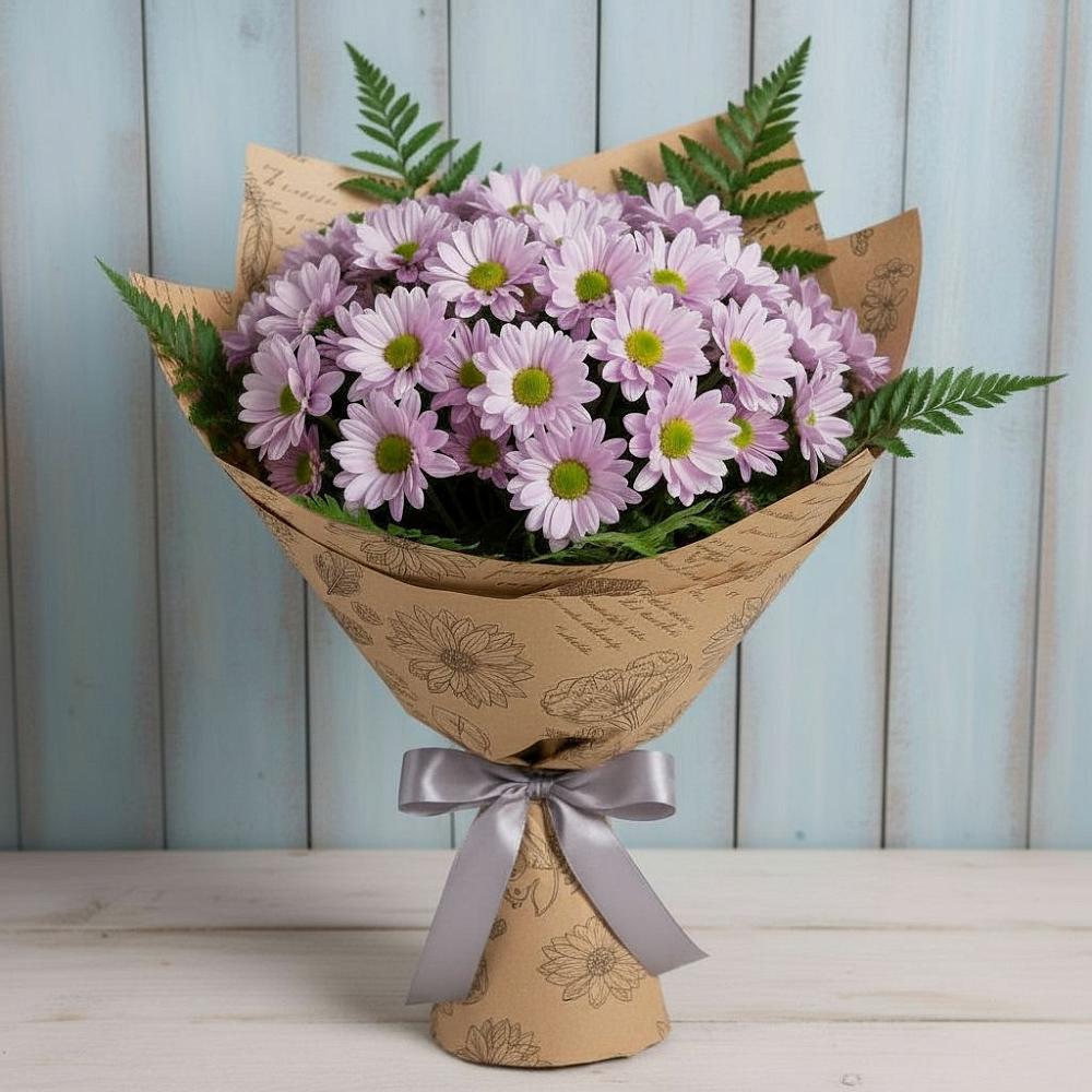Букет цветов из: Хризантемы в Нижний Бестях