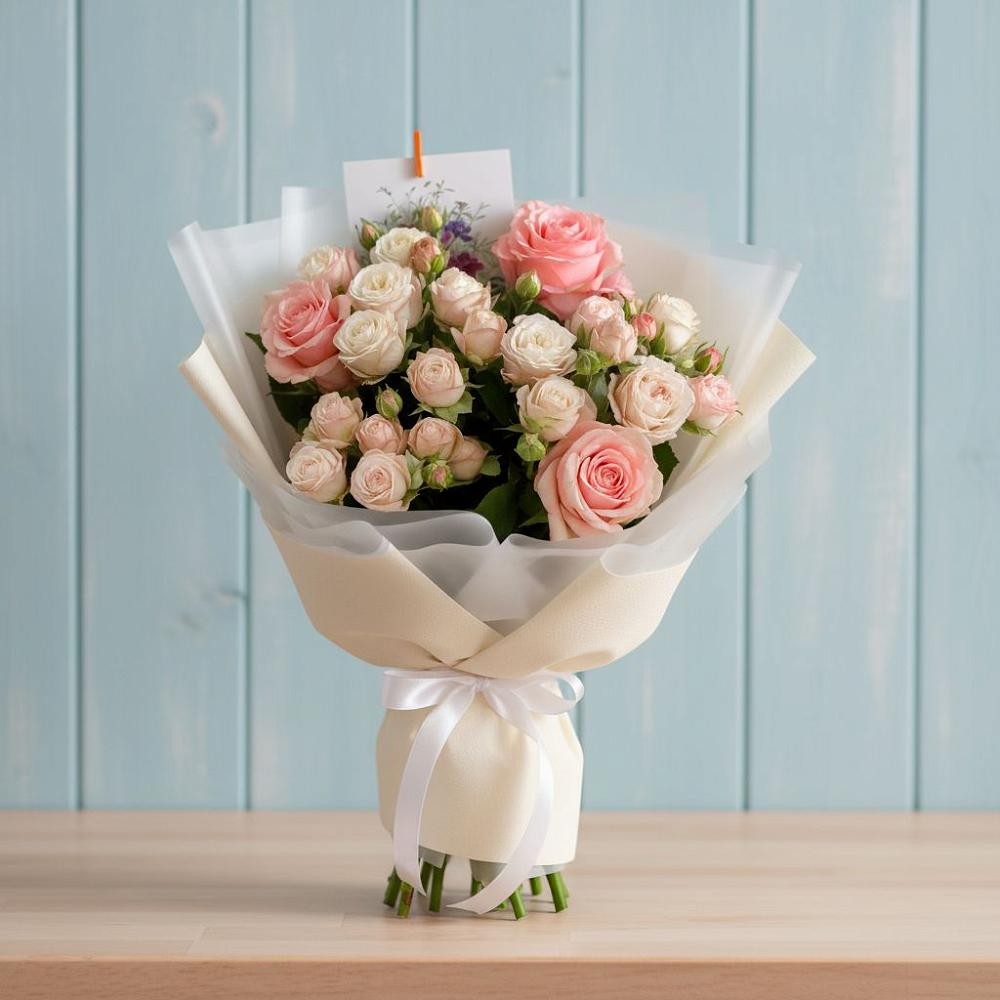 Букет цветов из: Розы в Нижний Бестях