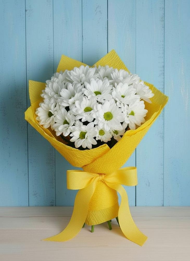 Букет цветов из: Хризантемы в Нижний Бестях