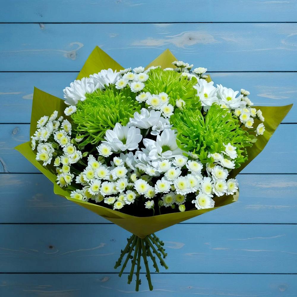 Букет цветов из: Хризантемы в Нижний Бестях
