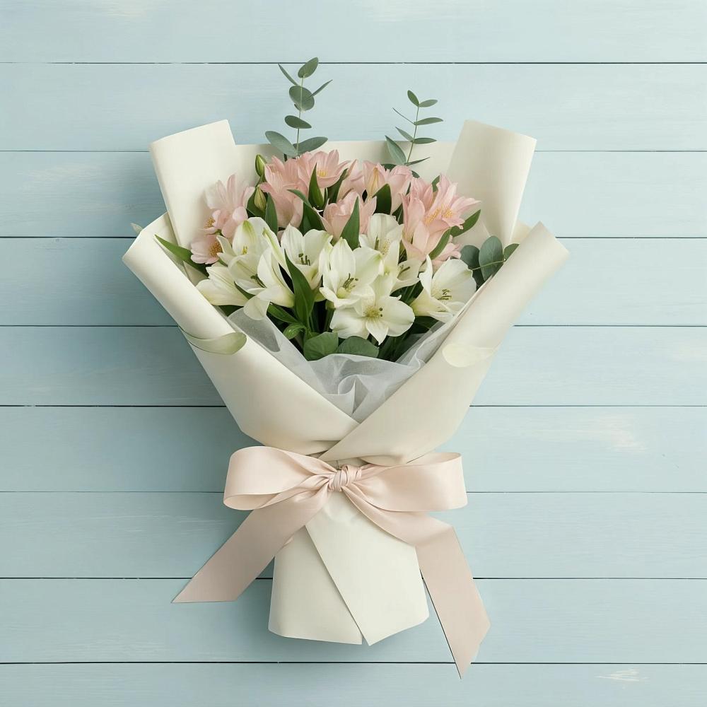 Букет цветов из: Альстромерии в Нижний Бестях