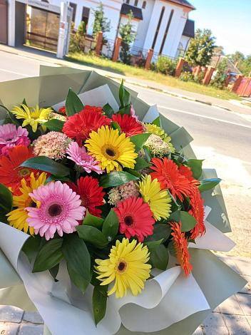 Букет цветов из: Герберы в Нижний Бестях